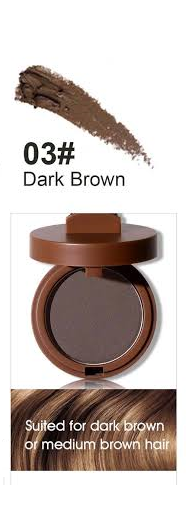 BOB High Dense Hairline Powder 4g – Instant Hair Root Cover & Hairline Concealer