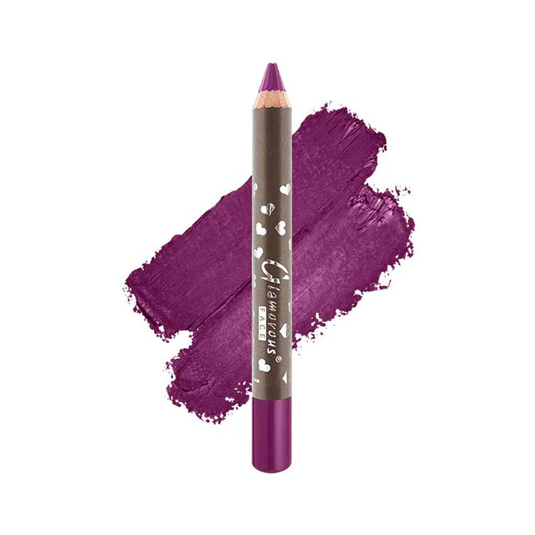 Glamorous Face Lipstick Pencil | Long Lasting Matte Lip Liner & Lipstick | 31 Shades