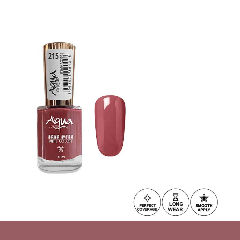 Aqua Color Line 50 Colors Long Wear Nail Polish