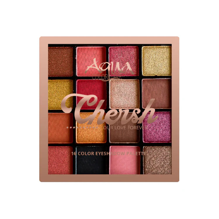 AQUA COLOR LINE 16 COL.EYESHADOW KIT KIT  AG3543 (3 Groups)