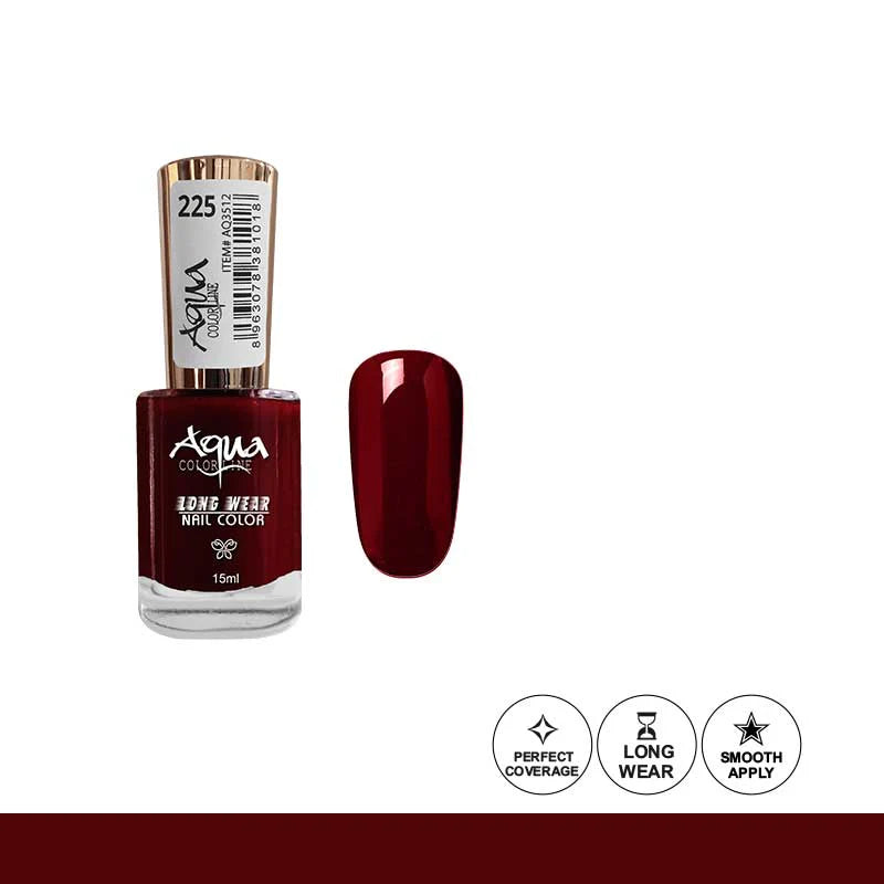 Aqua Color Line 50 Colors Long Wear Nail Polish
