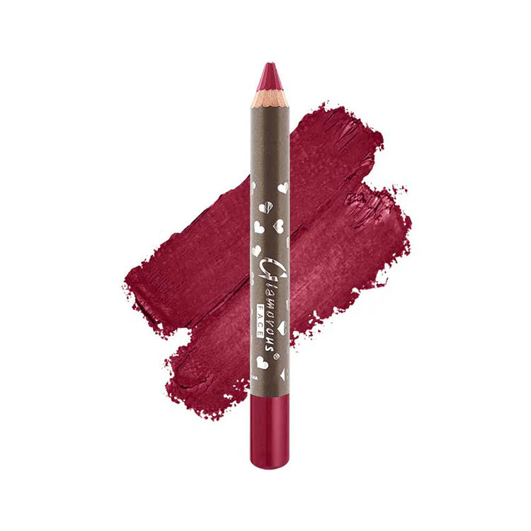 Glamorous Face Lipstick Pencil | Long Lasting Matte Lip Liner & Lipstick | 31 Shades