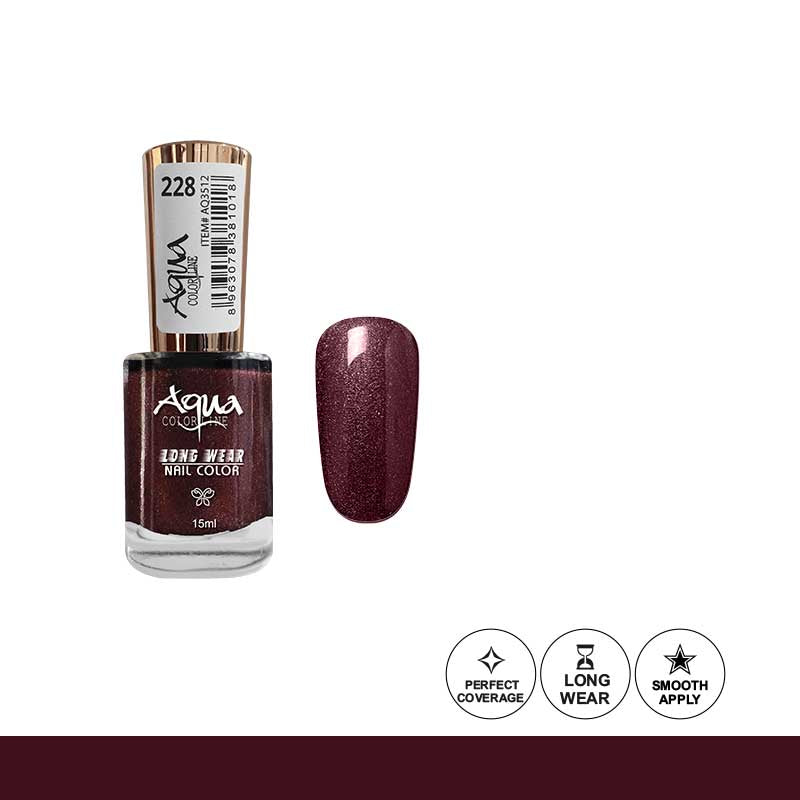 Aqua Color Line 50 Colors Long Wear Nail Polish