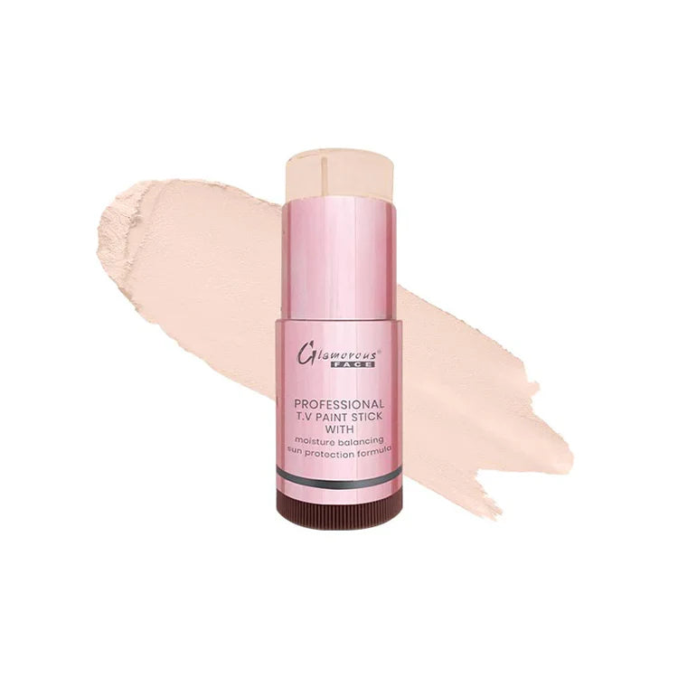 Glamorous Face Foundation Stick Pink Container