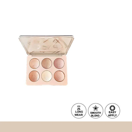 Color Institute 6 in 1 Terra cotta blushon & Highlighter Kit