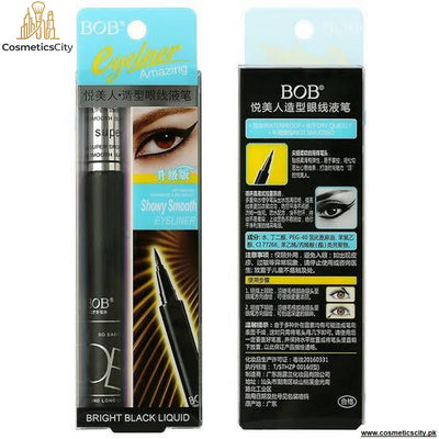 BOB Marker Liner Waterproof Liquid Eyeliner Pen – Bright Black