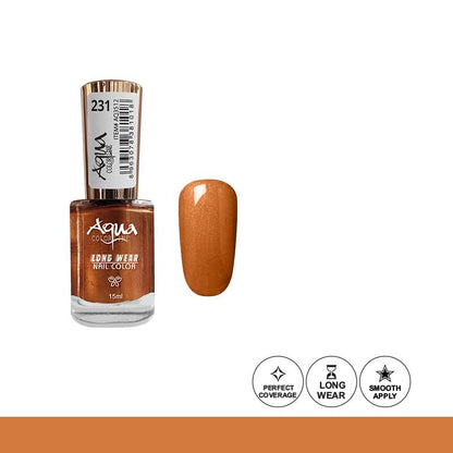 Aqua Color Line 50 Colors Long Wear Nail Polish