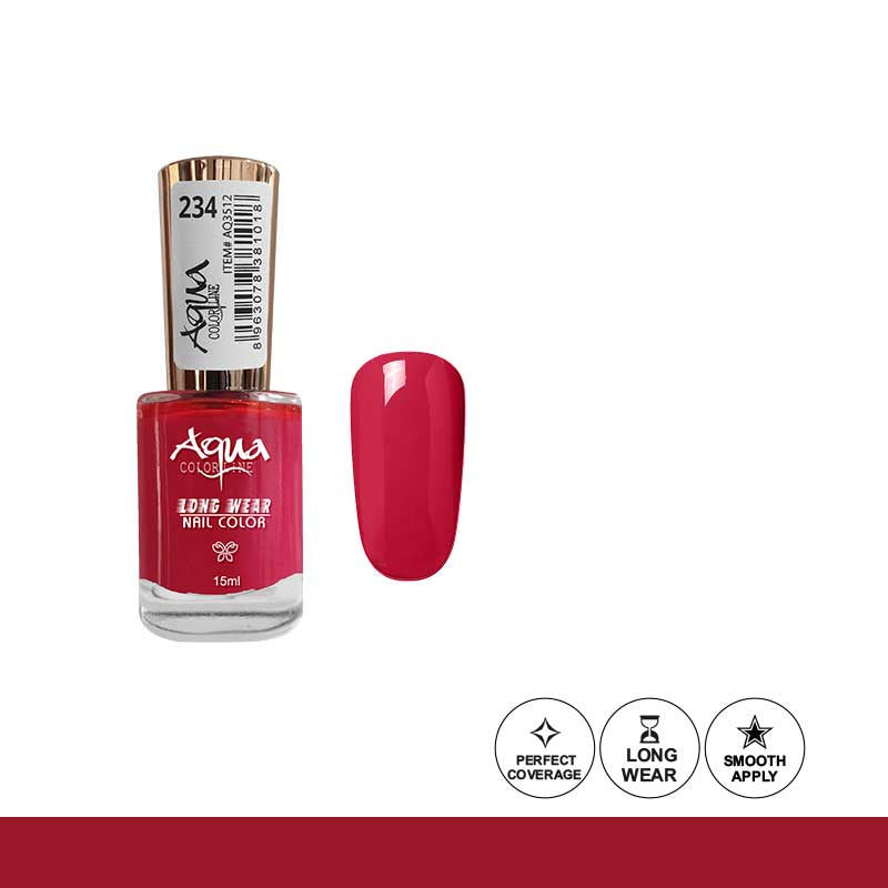 Aqua Color Line 50 Colors Long Wear Nail Polish