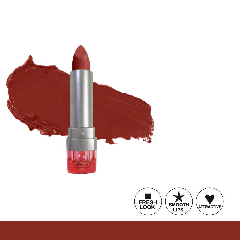 Glamorous Face Matte Lipstick Vitamin & Aloe Vera Extracts (Pink Case) (40 Colors)