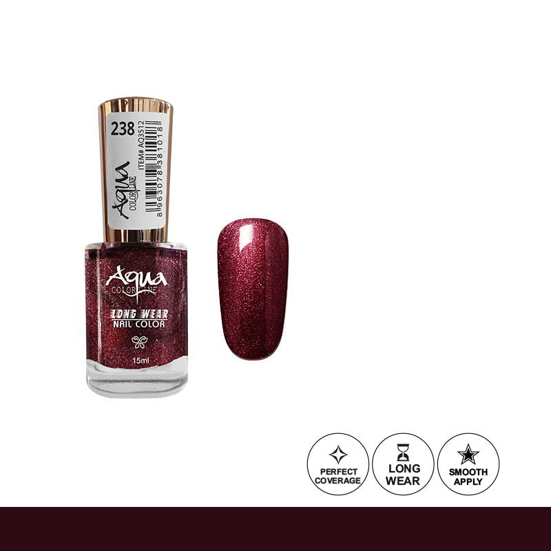 Aqua Color Line 50 Colors Long Wear Nail Polish