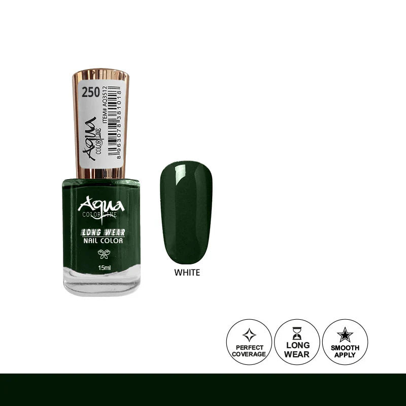 Aqua Color Line 50 Colors Long Wear Nail Polish
