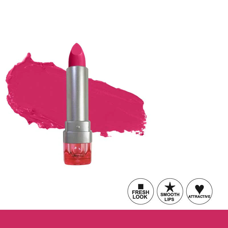 Glamorous Face Matte Lipstick Vitamin & Aloe Vera Extracts (Pink Case) (40 Colors)