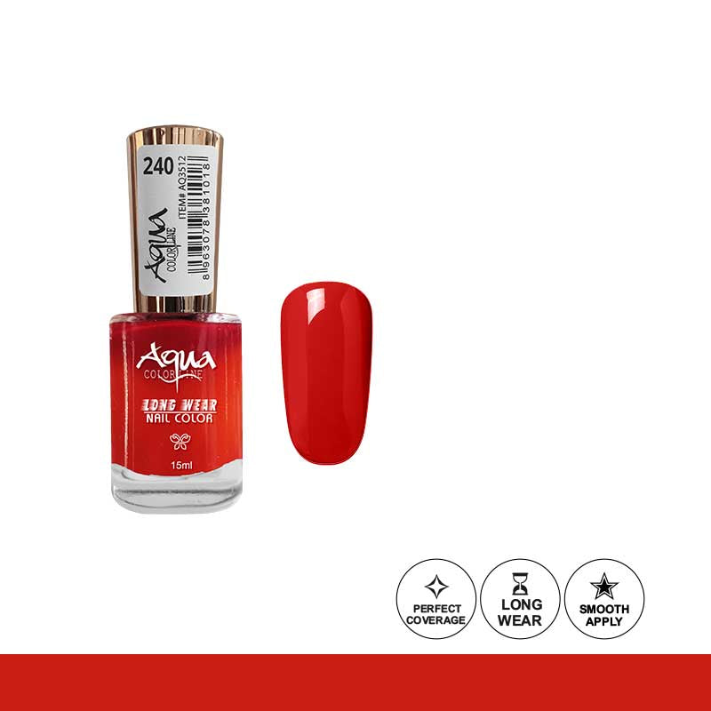 Aqua Color Line 50 Colors Long Wear Nail Polish