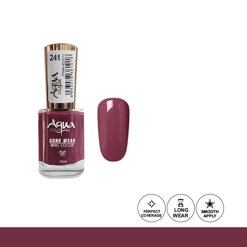 Aqua Color Line 50 Colors Long Wear Nail Polish