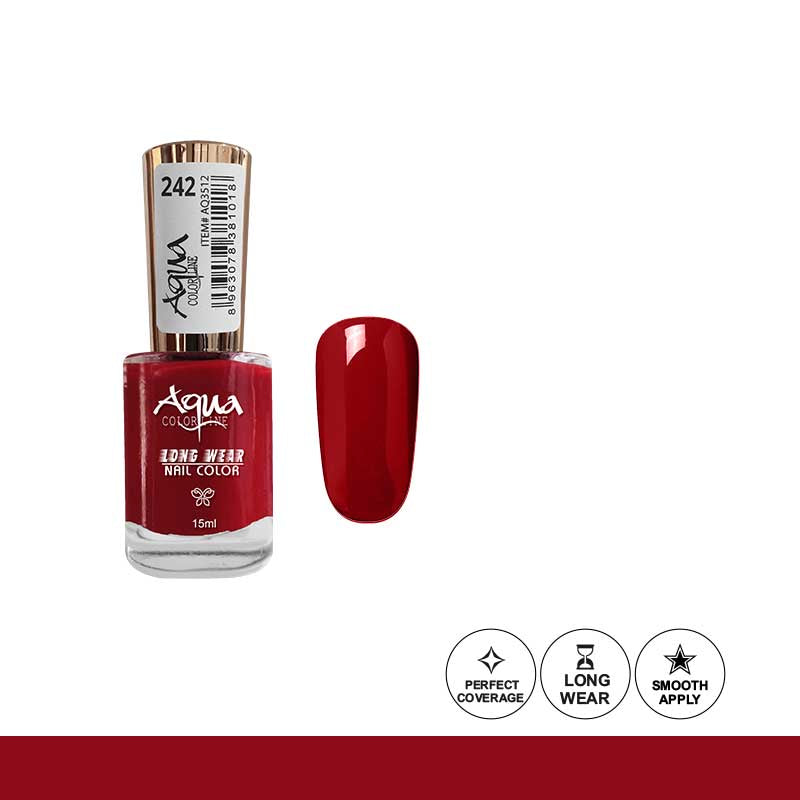 Aqua Color Line 50 Colors Long Wear Nail Polish