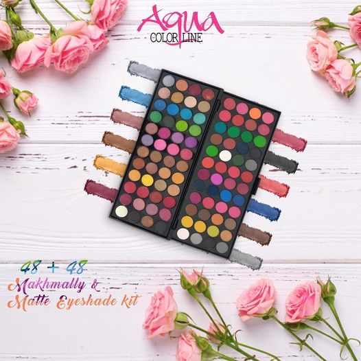 Aqua Color Line 48+48 Makhmally & Matte Makeup Palette