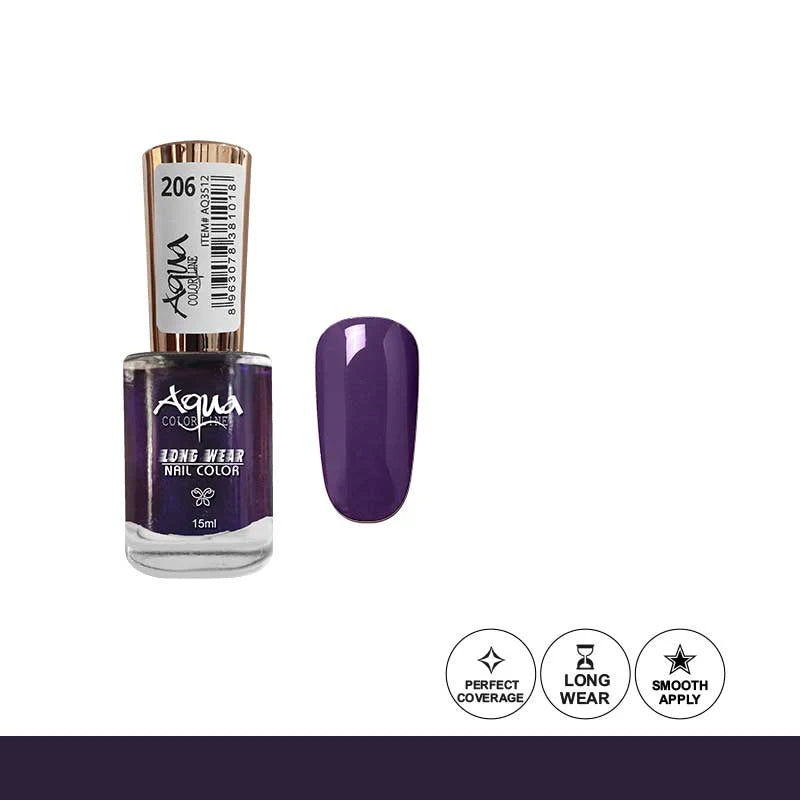 Aqua Color Line 50 Colors Long Wear Nail Polish