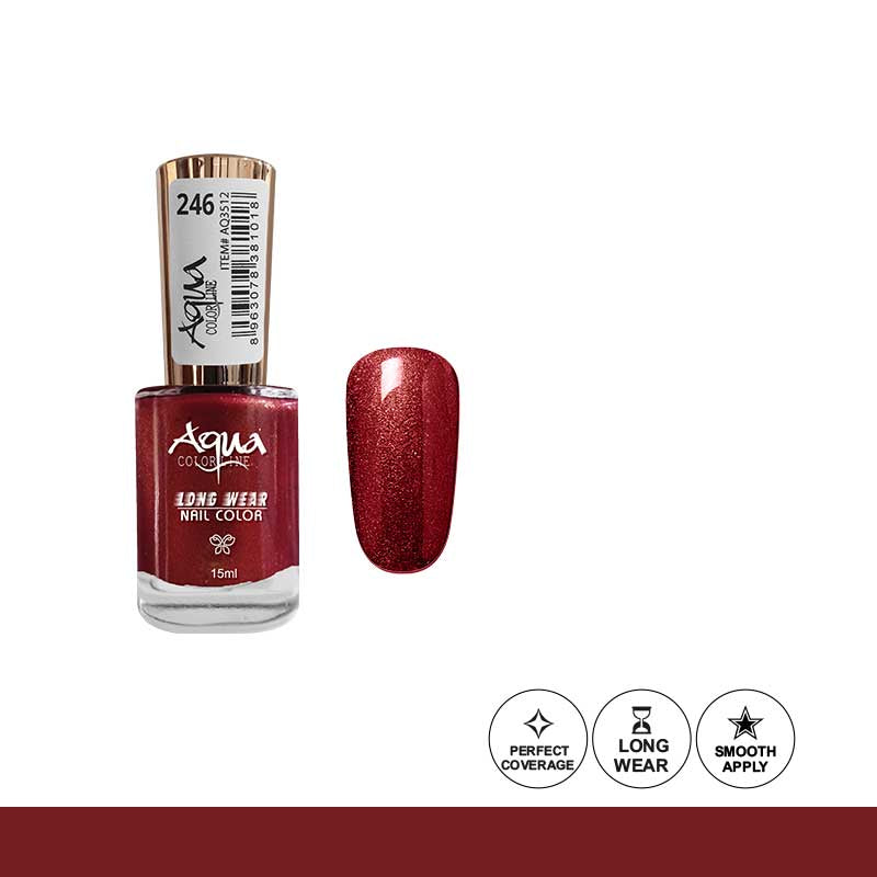 Aqua Color Line 50 Colors Long Wear Nail Polish
