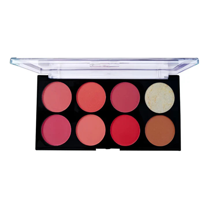 Glamorous Face 8 Color Ultra Blush on New Palette Matte