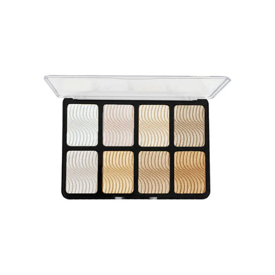 Glamorous Face New 8 Color New Makeup Kit - Highlighter