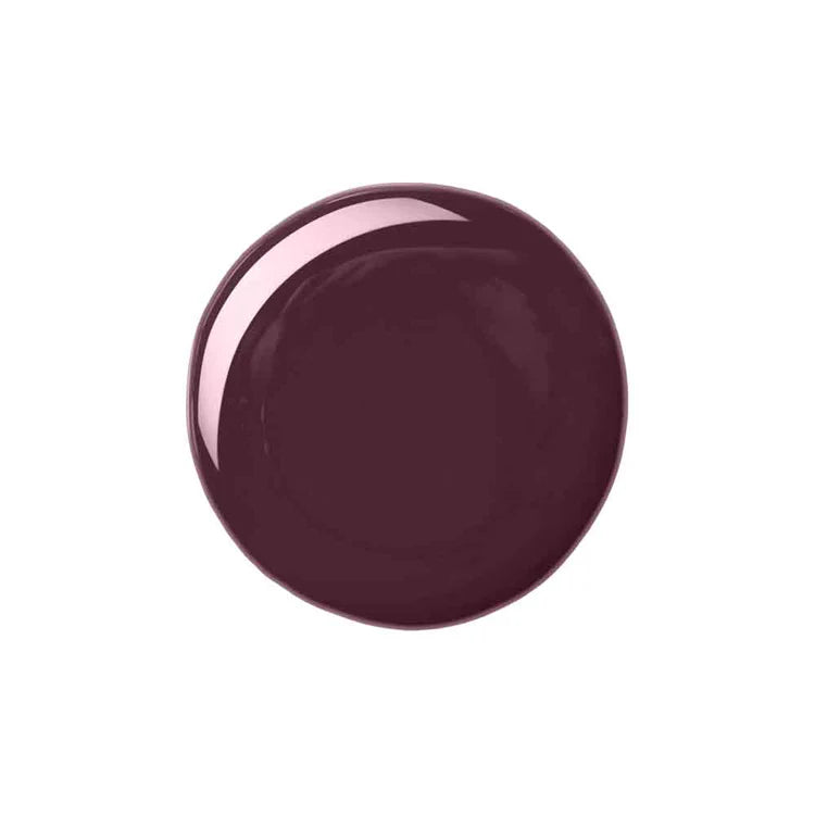 Purple ceramic plate on a white background