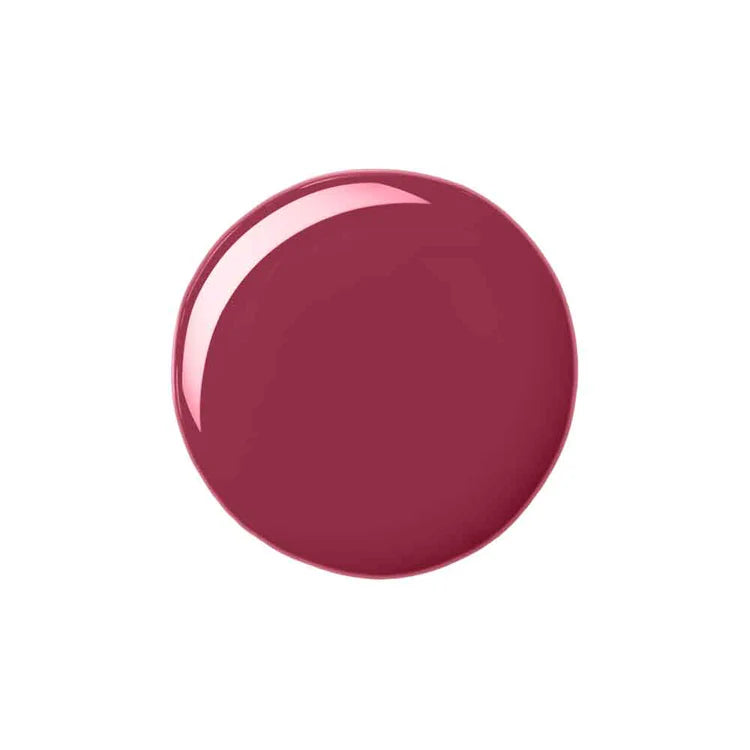 Red ceramic plate on a white background