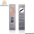 Two views of a Bob Bob's Super Dens Mascara box on a white background, showing the front and back packaging with orange and black text.
