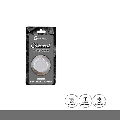 Glamorous Face Charcoal Hard Wax Card