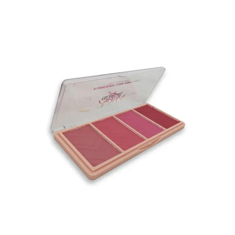AQUA COLOR LINE 4 COL. CONTOUR+HIGHLIGHTER+BLUSHON KIT (4 GROUPS)  (3514)