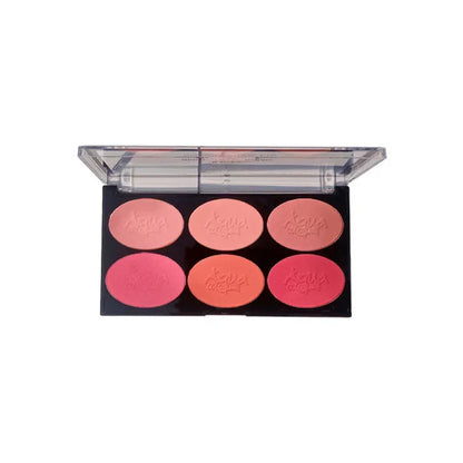 AQUA COLOR LINE 6x1 HIGHLIGHTER BLUSHON  (4GROUPS)