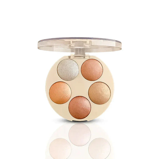 Aqua Color Line 5 in 1 Highlighter & Blush on Kit