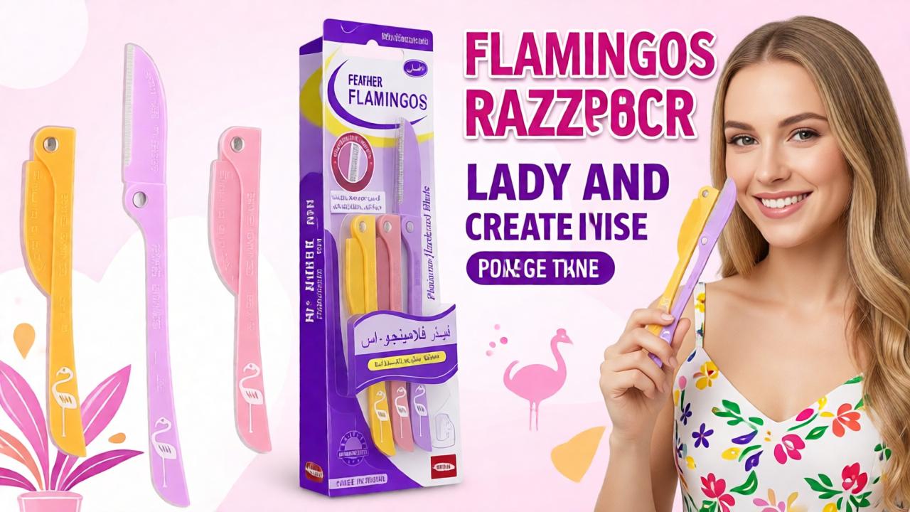Flamingo Body Razor for Women – Smooth & Gentle Shaving Razor for Legs, Arms & Underarms