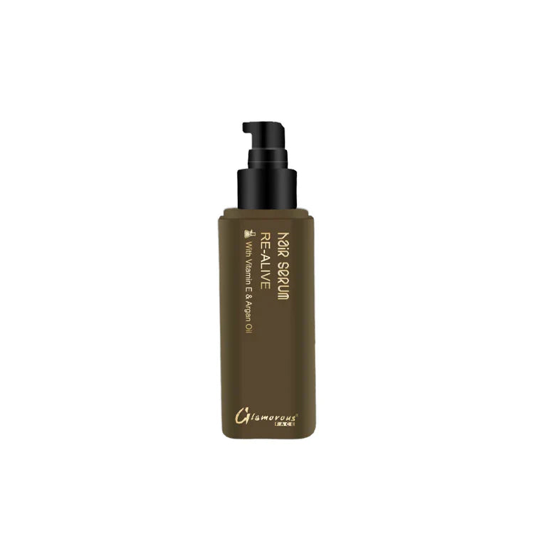 Glamorous Face Re Alive Hair Serum With Vitamin E & Argan Oil 100ml