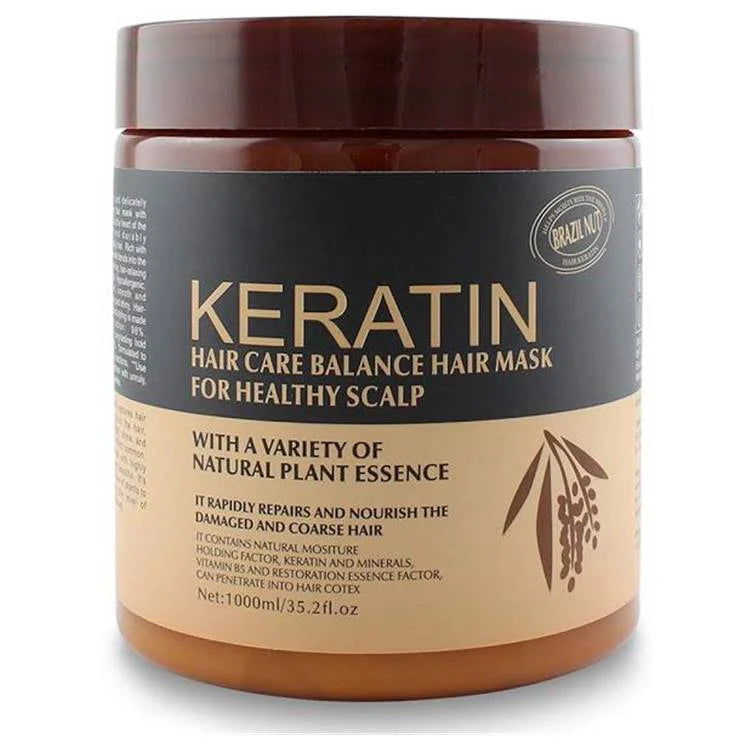 Keratin Hair Mask (Imported) - Professional Treatment for Hair Repair, Nourishment & Beauty - Hair Mask - Vitamin Complex for All Hair Types - Keratin hair mask treatment