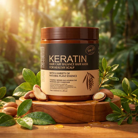 Keratin Hair Mask (Imported) - Professional Treatment for Hair Repair, Nourishment & Beauty - Hair Mask - Vitamin Complex for All Hair Types - Keratin hair mask treatment