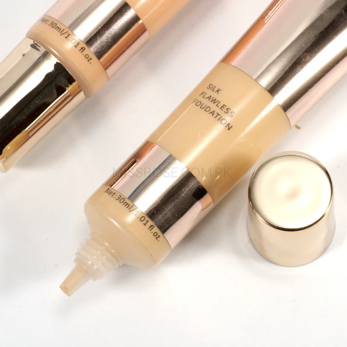 Miss Rose Silk Flawless Foundation – Long Lasting Full Coverage Makeup Foundation