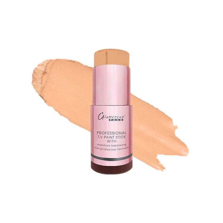 Glamorous Face Foundation Stick Pink Container