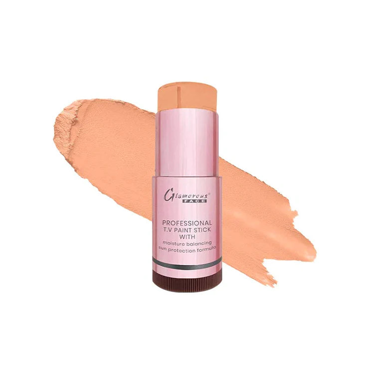 Glamorous Face Foundation Stick Pink Container
