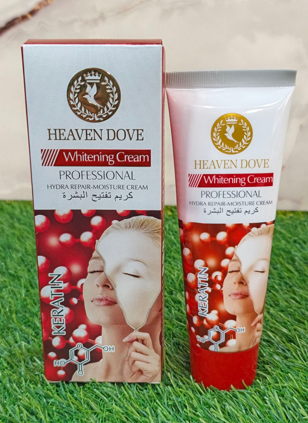 Heaven Dove Whitening Cream Professional – Keratin Hydra Repair Moisture Cream