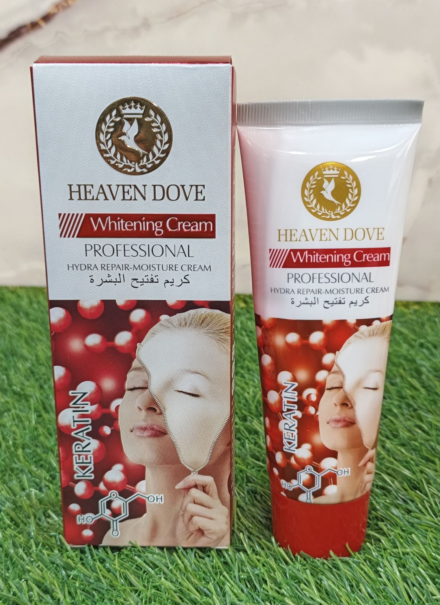 Heaven Dove Whitening Cream Professional – Keratin Hydra Repair Moisture Cream