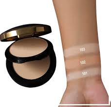 Emelie 2 In 1 Matte Foundation Powder – Long Lasting Waterproof Pressed Powder