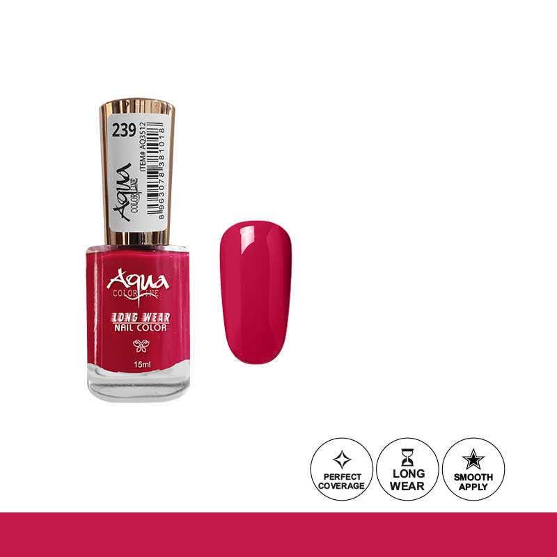 Aqua Color Line 50 Colors Long Wear Nail Polish