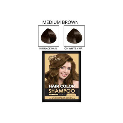 Spa Line By Glamorous Face Hair Color Shampoo 30Ml
