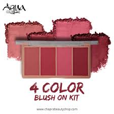 AQUA COLOR LINE 4 COL. CONTOUR+HIGHLIGHTER+BLUSHON KIT (4 GROUPS)  (3514)