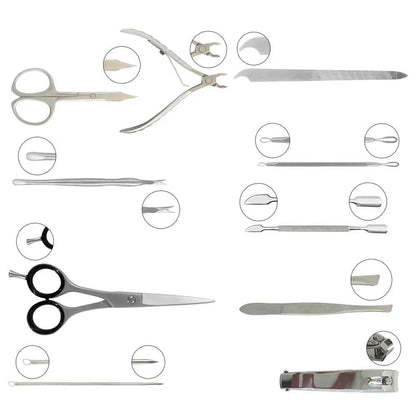 Glamorous Face 11 Pieces Professional Manicure Tool Kit