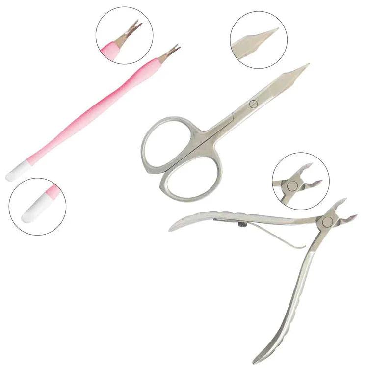 Glamorous Face 7 Pieces Professional Manicure Tool Kit